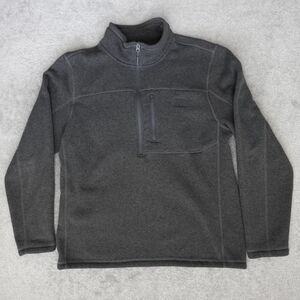 The North Face Sweater Men XL Gray Canyonlands Fleece Pullover 1/2 Zip Mock Neck